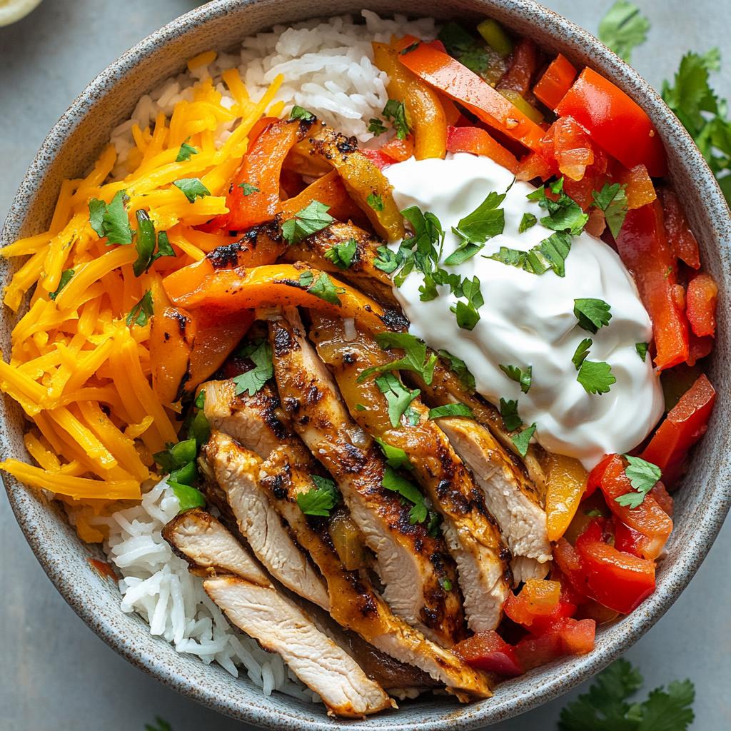 25-Minute Chicken Fajita Bowl