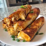 Baked Cream Cheese Chicken Taquitos