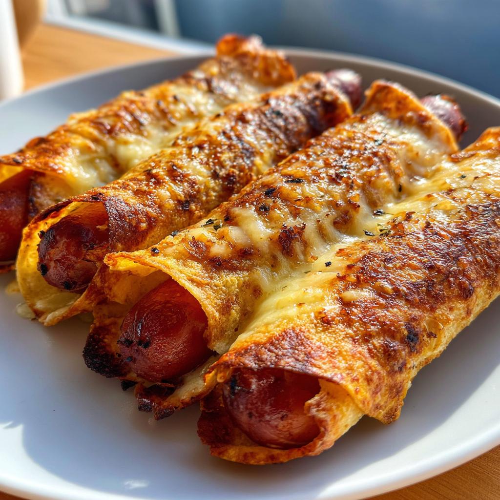 Baked Hot Dogs in Tortilla Dough - detail 1