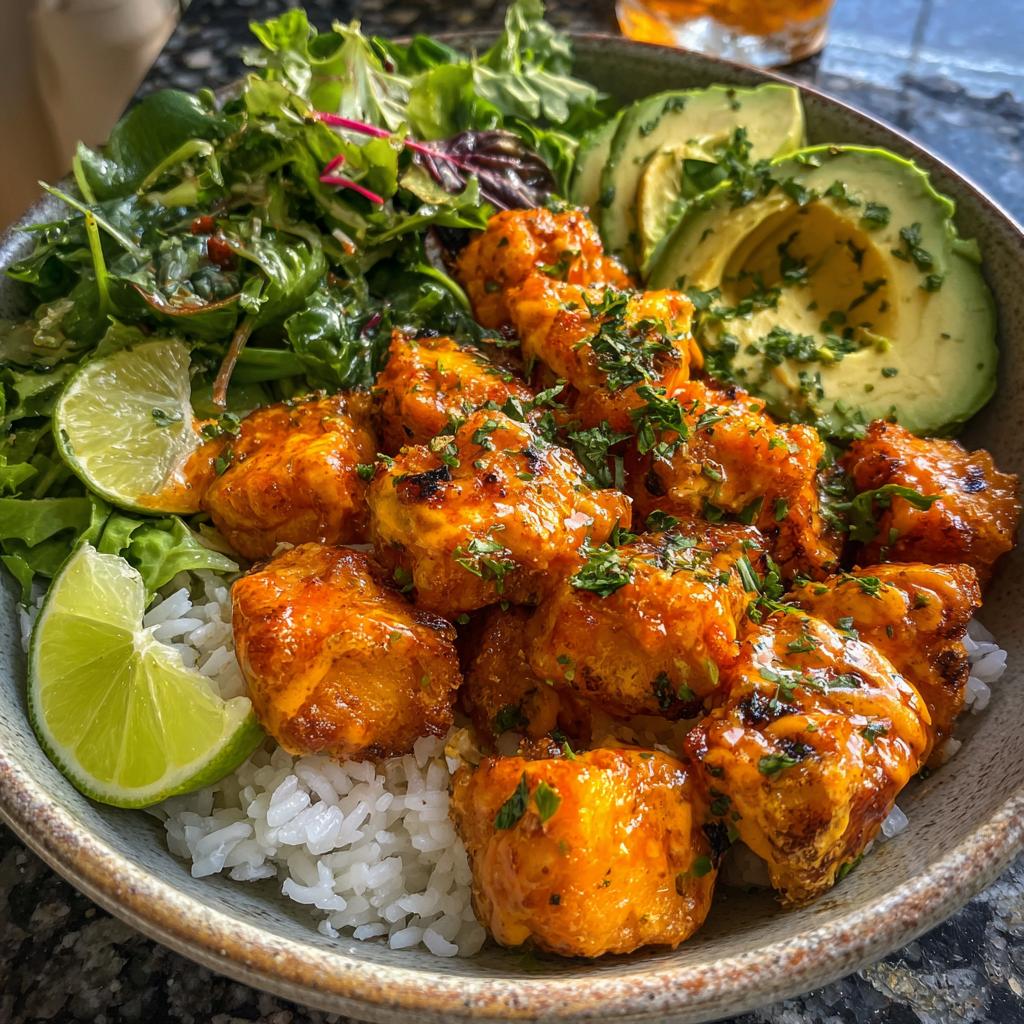 “Bang Bang Salmon Bites Bowls – A Flavor Explosion in Every Bite!” - detail 1