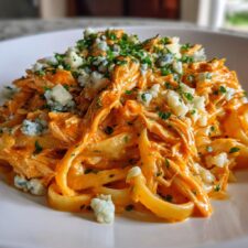 30-Minute Fiery Buffalo Chicken Pasta Everyone Loves
