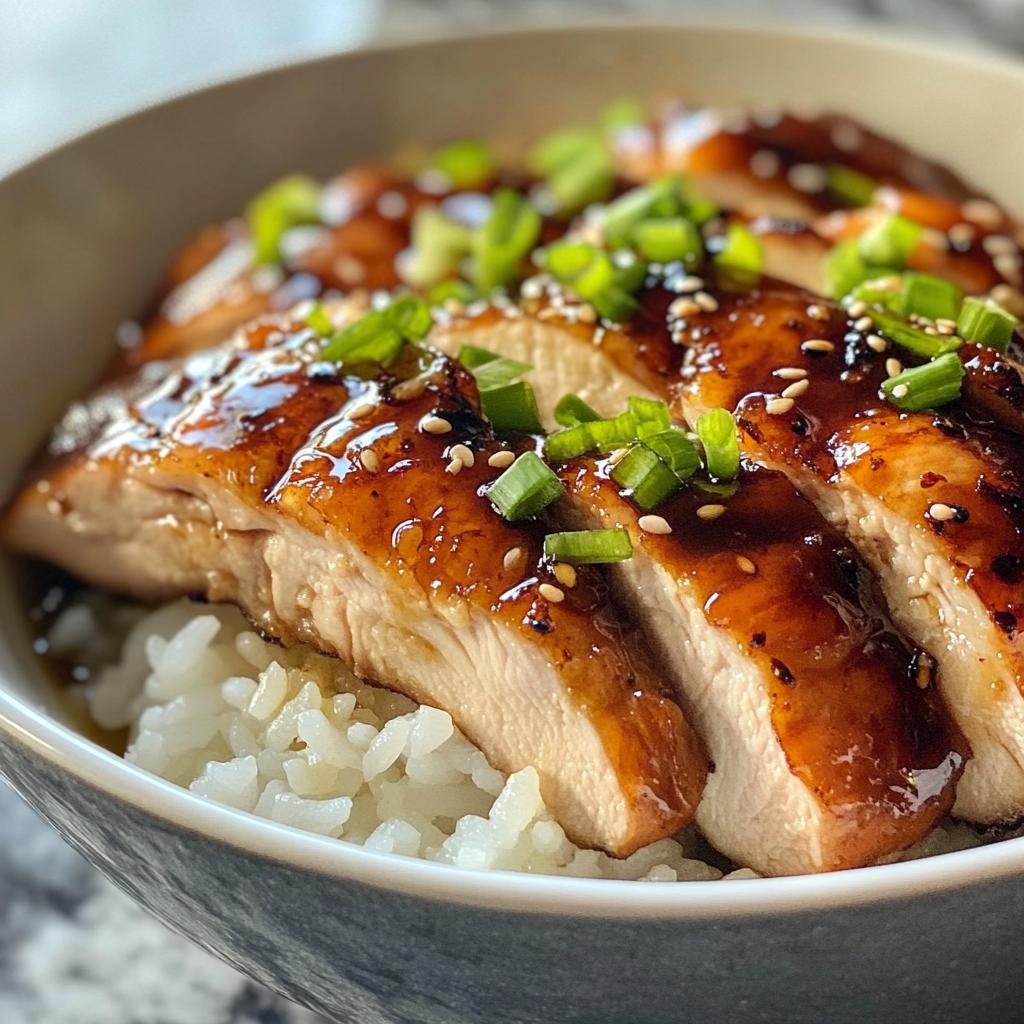 Caramelised Soy Chicken in Garlic Ginger Broth with Rice: A Savory Comfort Meal