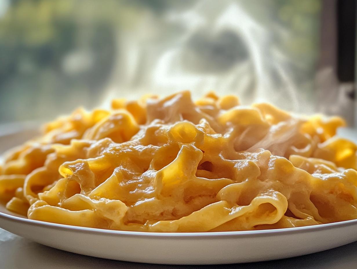 Cheesy Orange Pasta - detail 1
