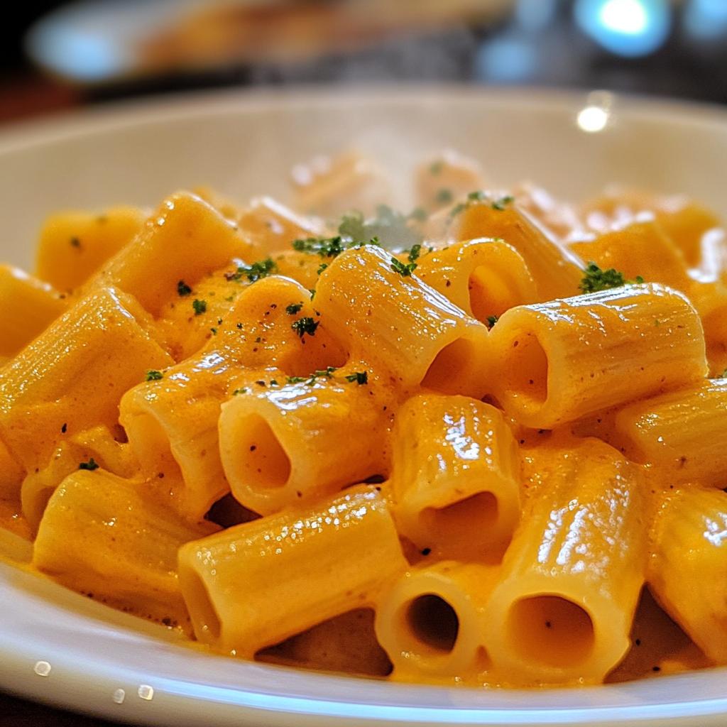 Cheesy Orange Pasta