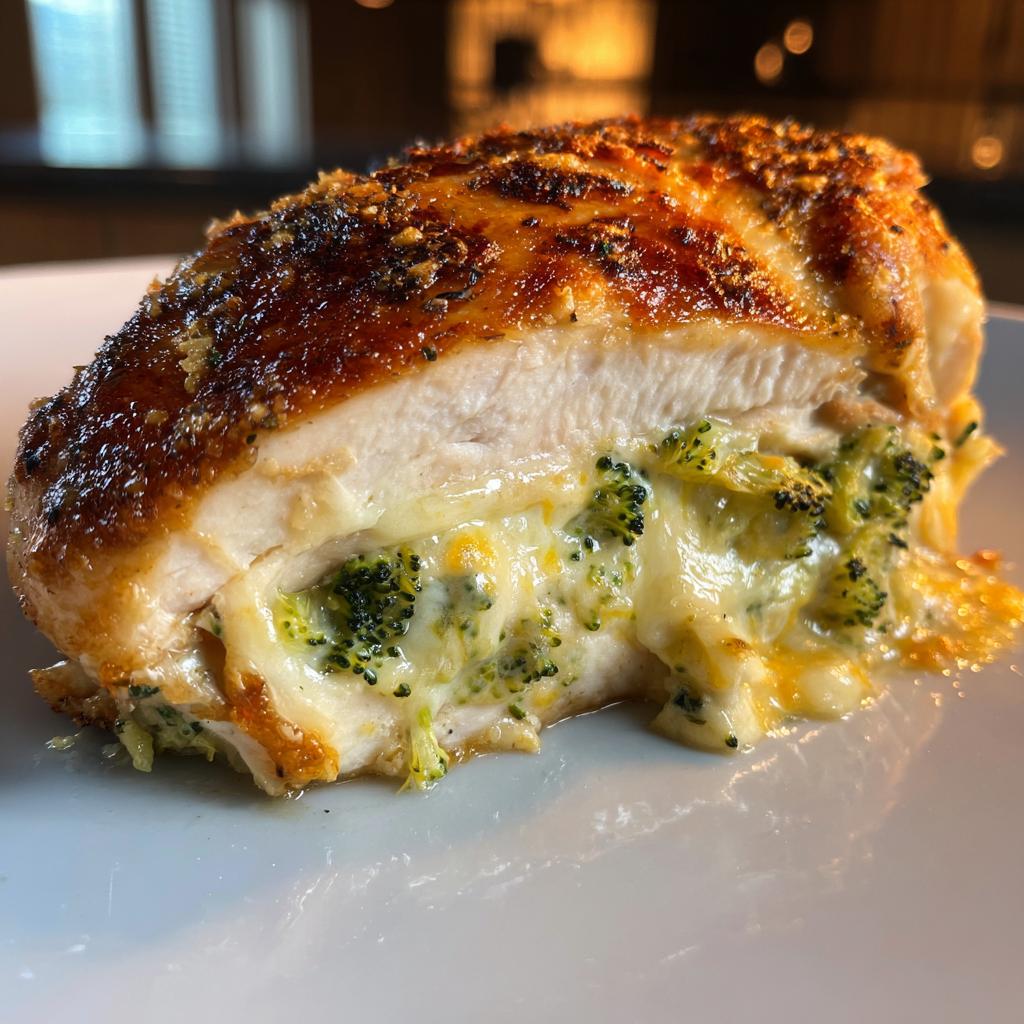 Chicken Stuffed with Broccoli and Cheese - detail 1
