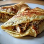 Chicken and Mushroom Pancake in 15 Minutes