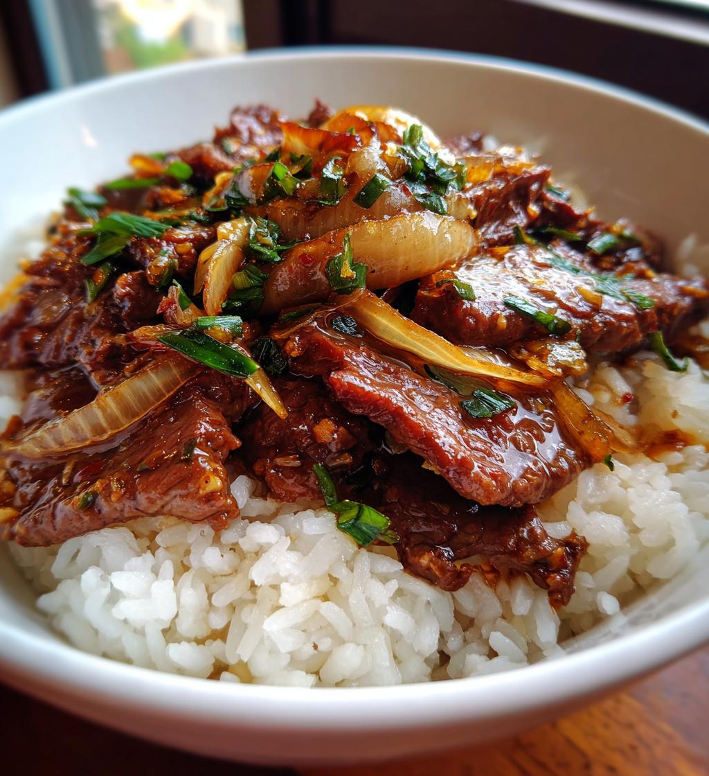 Chinese Beef and Onion Stir Fry