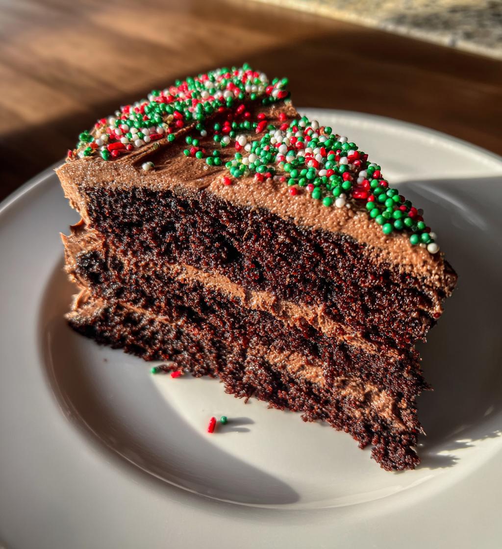 Christmas Chocolate Cake
