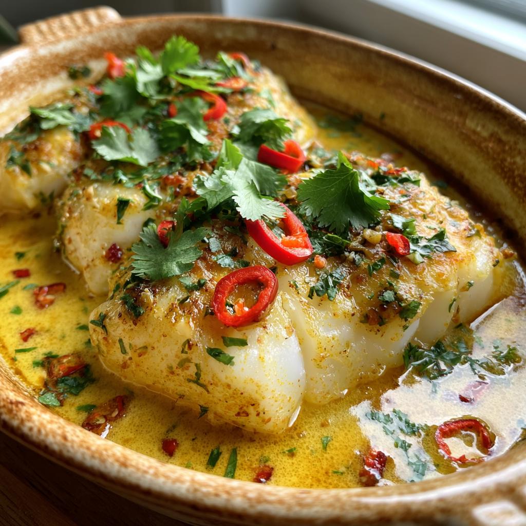 Christmas Coconut Curry Baked Cod – A Delicious and Light Holiday Feast