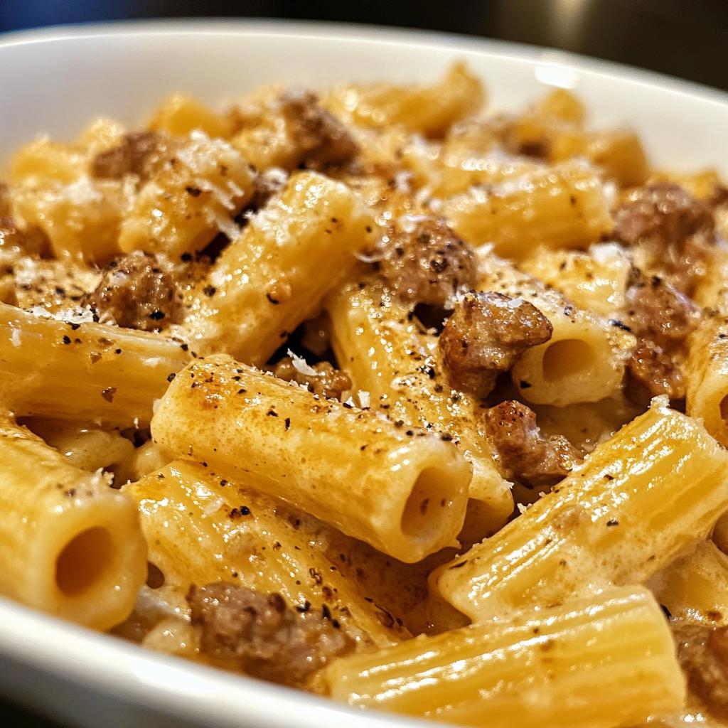 Creamy Italian Sausage Rigatoni
