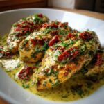 Creamy Pesto Chicken with Sun-Dried Tomatoes
