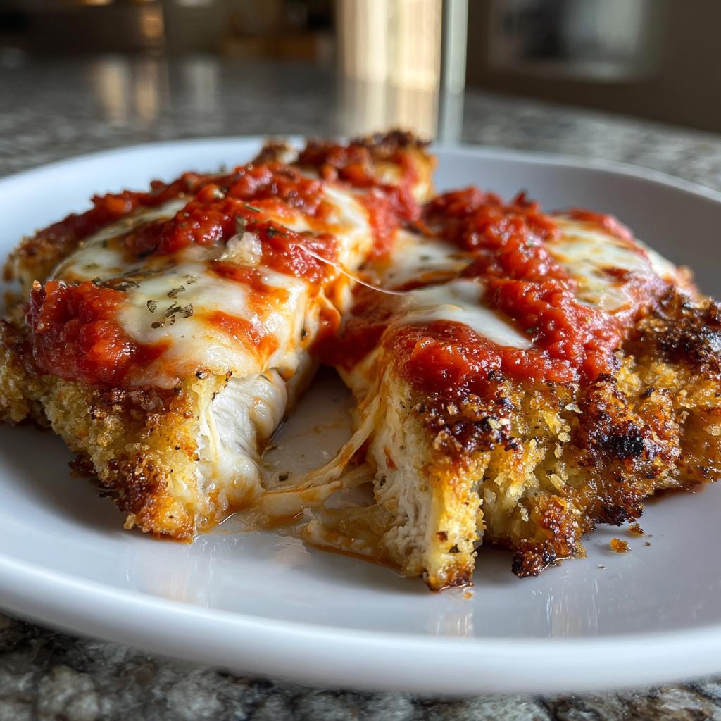 Crispy Chicken Parmesan with Marinara Sauce - detail 1