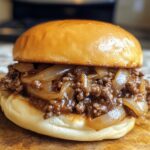 French Onion Beef Sloppy Joes
