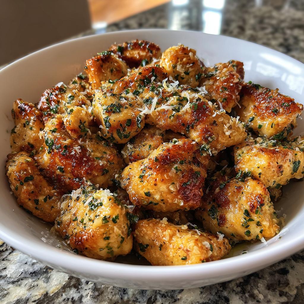 Garlic Butter Chicken Bites with Lemon Parmesan - detail 1