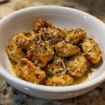 Garlic Butter Chicken Bites with Lemon Parmesan