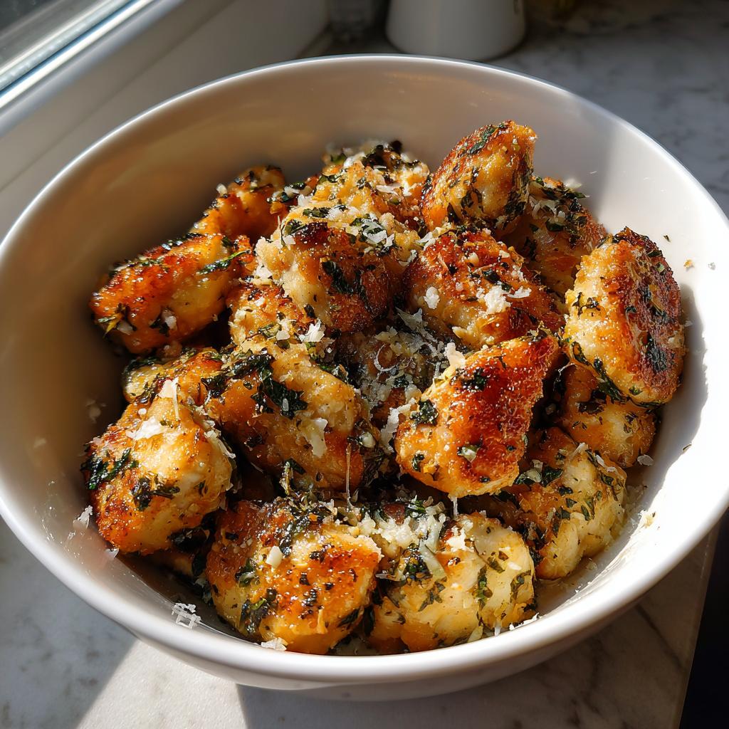Garlic Butter Chicken Bites with Lemon Parmesan - detail 2