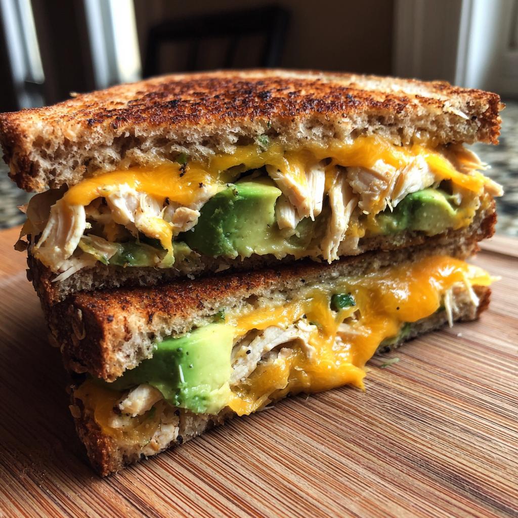 Grilled Chicken Avocado Melt