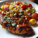 Grilled Hot Honey Chicken with Sweet Corn Salad