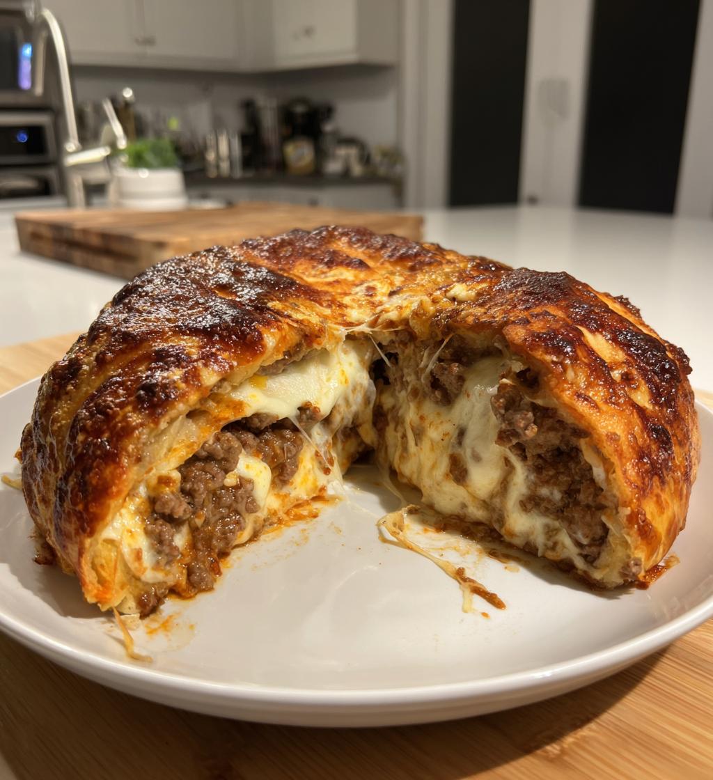 Ground Beef and Cheese Roll - detail 1