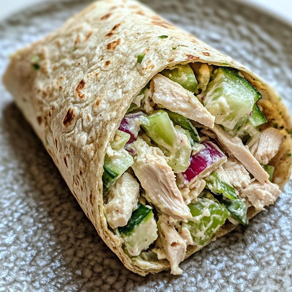 Healthy Chicken Salad Wraps