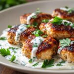Irresistible Chicken Kofta with Creamy Garlic Yogurt Sauce