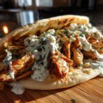Mediterranean Chicken Gyros with Creamy Feta Tzatziki