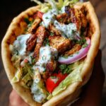 Mediterranean Chicken Gyros with Creamy Feta Tzatziki