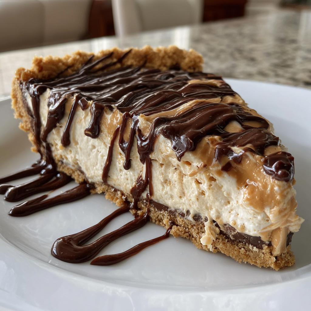 No-Bake Chocolate Peanut Butter Pie: 4-Hour Delight