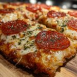 Pepperoni Flatbread Pizza