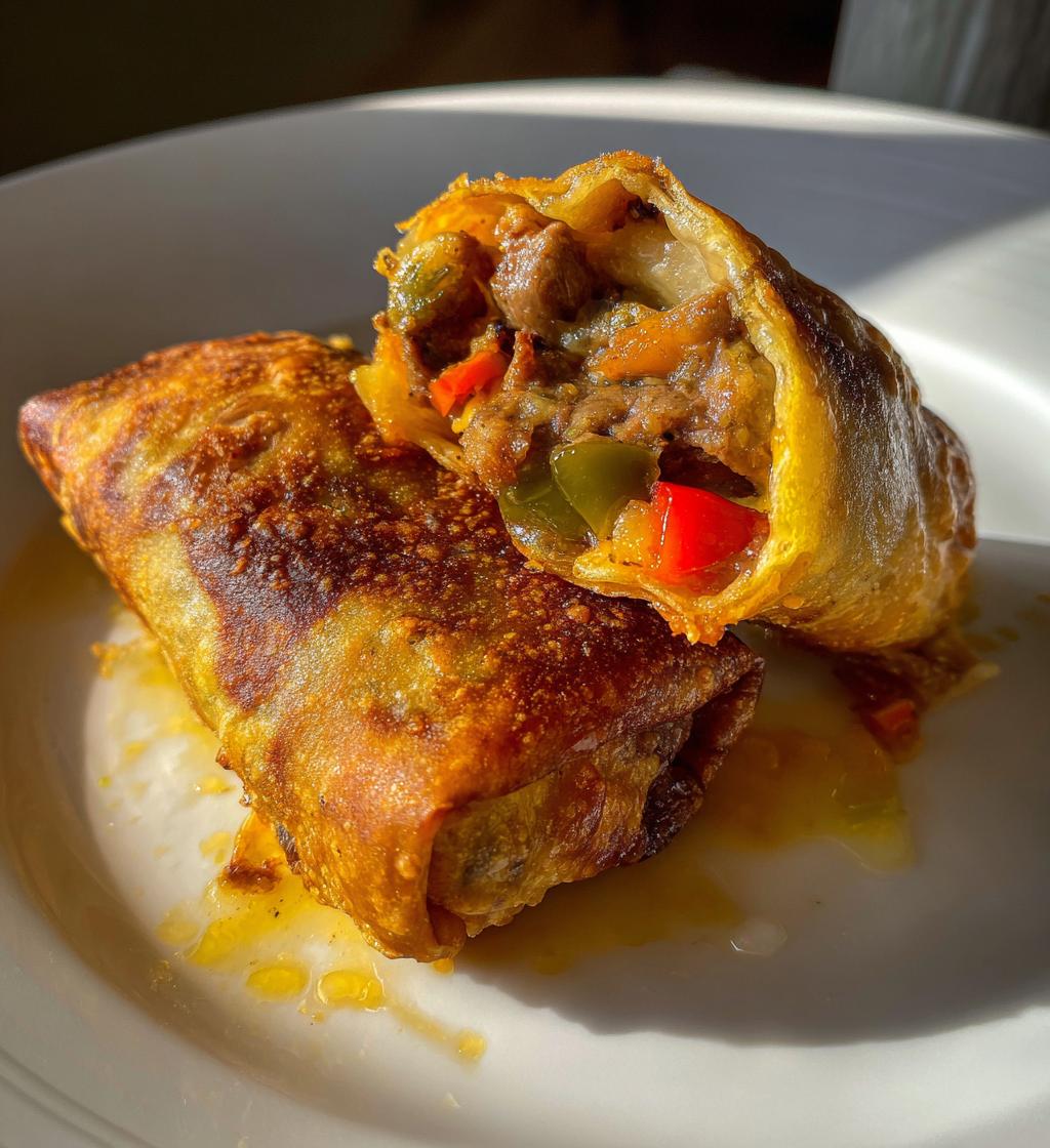 Philly Cheesesteak Egg Roll - detail 1
