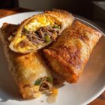 Philly Cheesesteak Egg Roll