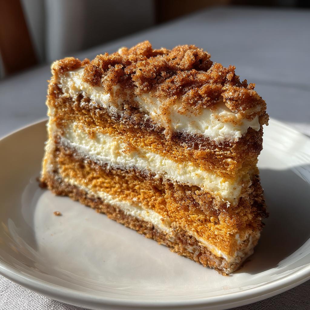 Pumpkin Cream Cheese Crumb Cake - detail 1