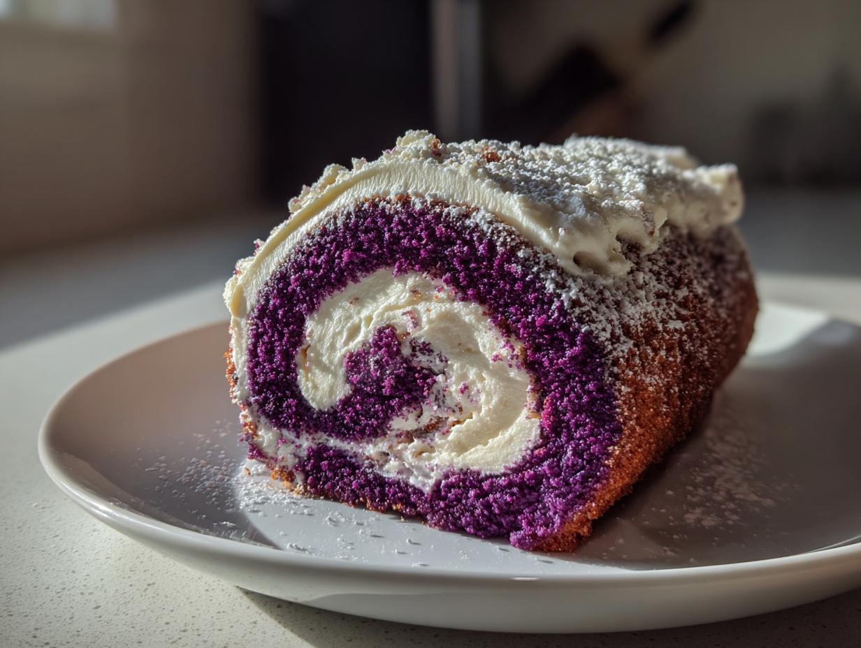 Purple Velvet Cake Roll - detail 1