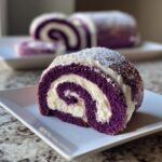 Purple Velvet Cake Roll
