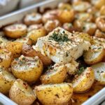 Roasted Potatoes with Baked Feta and Garlic: An Incredible 5-Ingredient Recipe