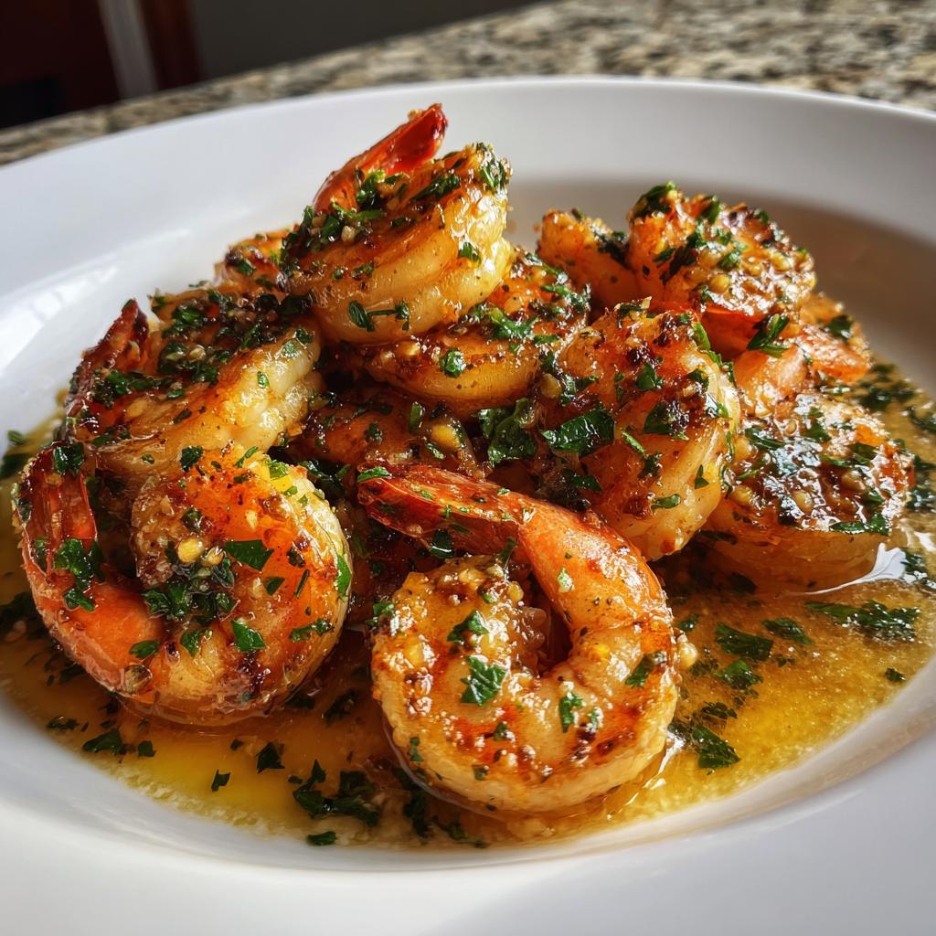 Shrimp Fried in Garlic Butter - detail 1