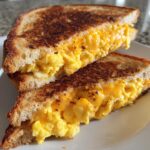 Ultimate Breakfast Grilled Cheese with Scrambled Eggs