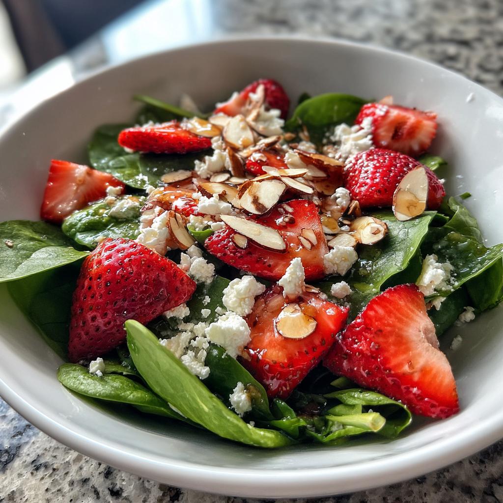 15-Minute Strawberry Spinach Salad: A Quick & Easy Healthy Recipe