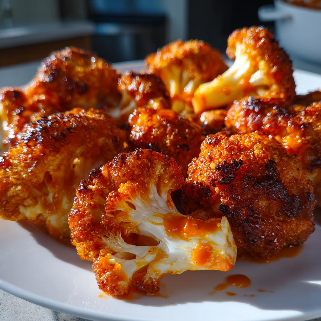 Air Fryer Buffalo Cauliflower