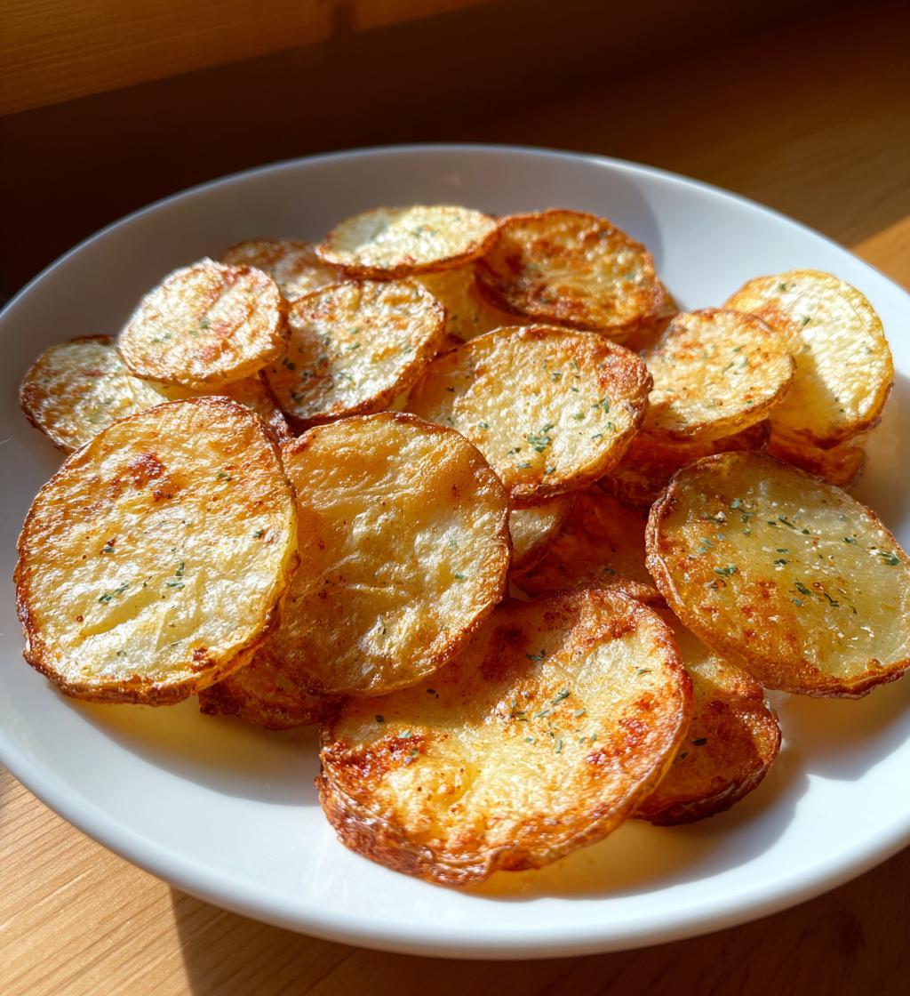 Air Fryer Sliced Potatoes