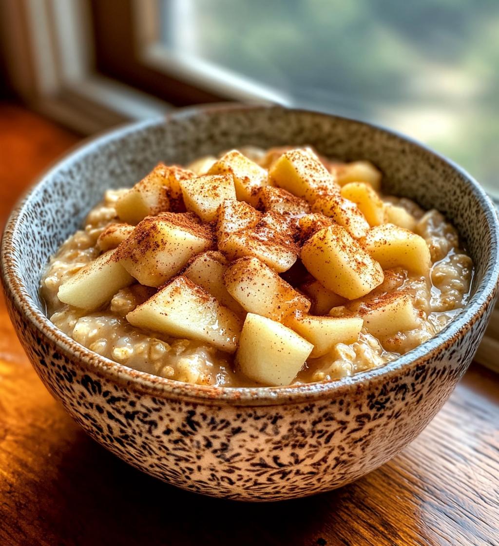 Apple Cinnamon Oatmeal