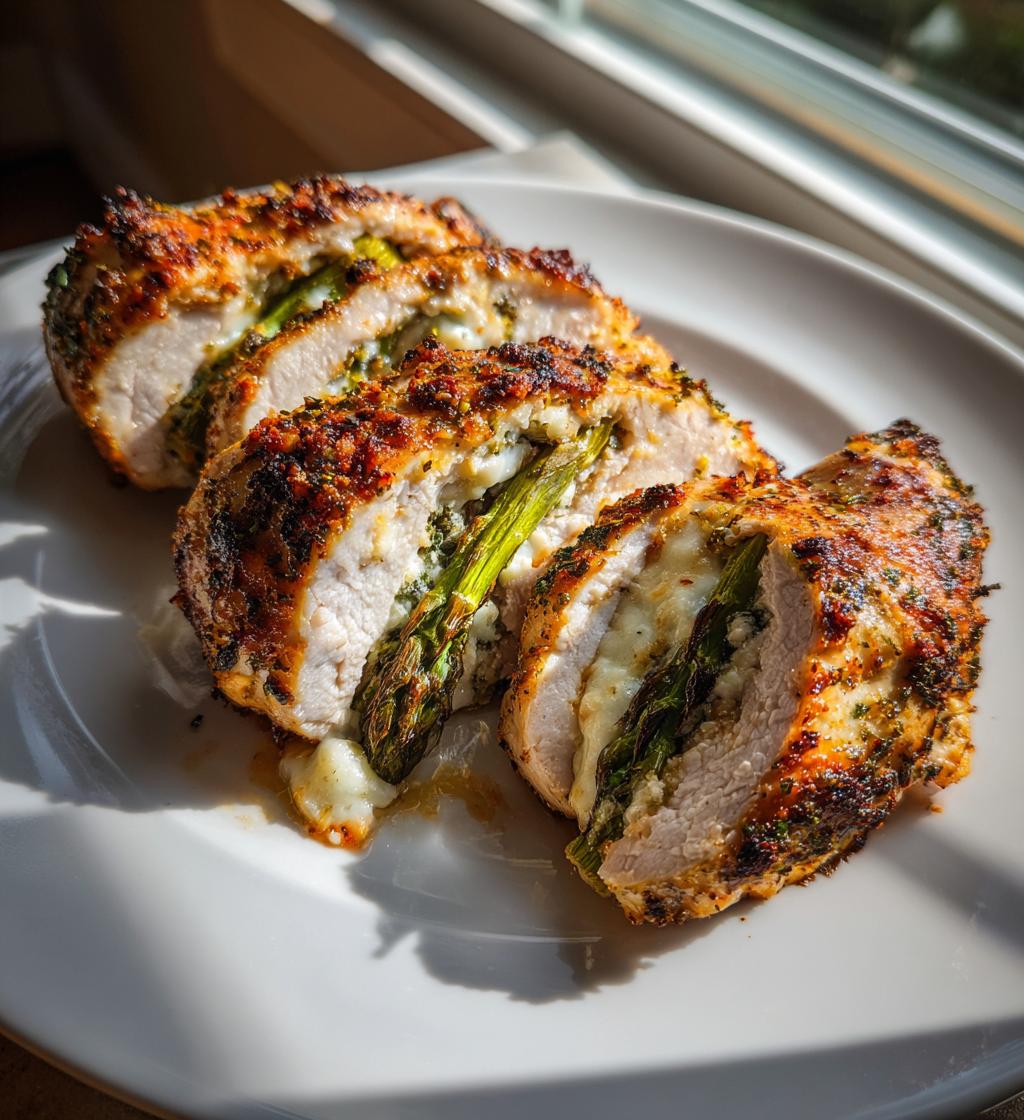 Asparagus-Stuffed Chicken Breast