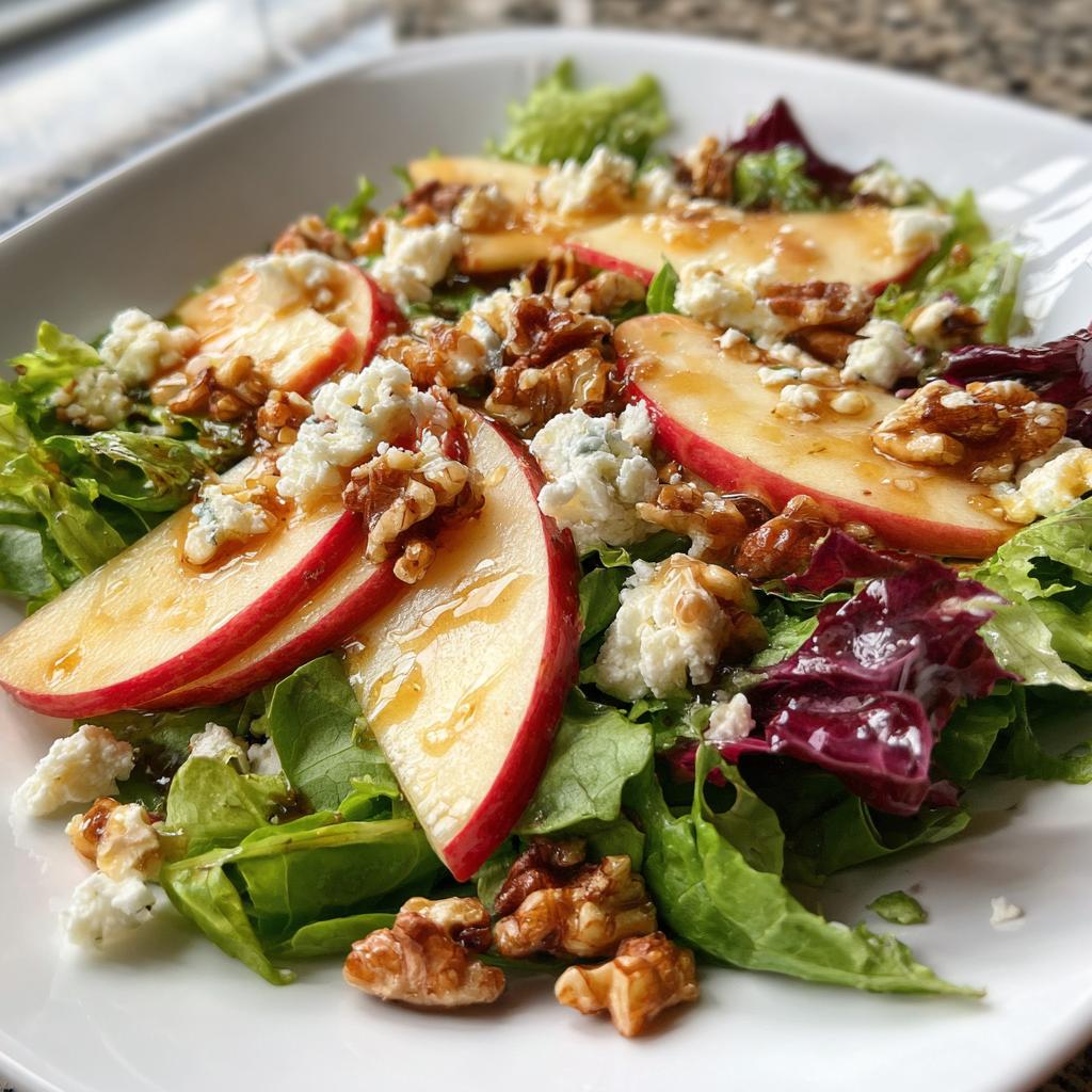 Autumn Harvest Honeycrisp Apple and Feta Salad