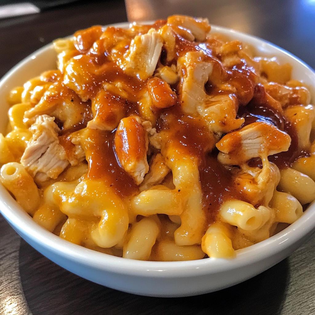 BBQ Chicken Mac and Cheese