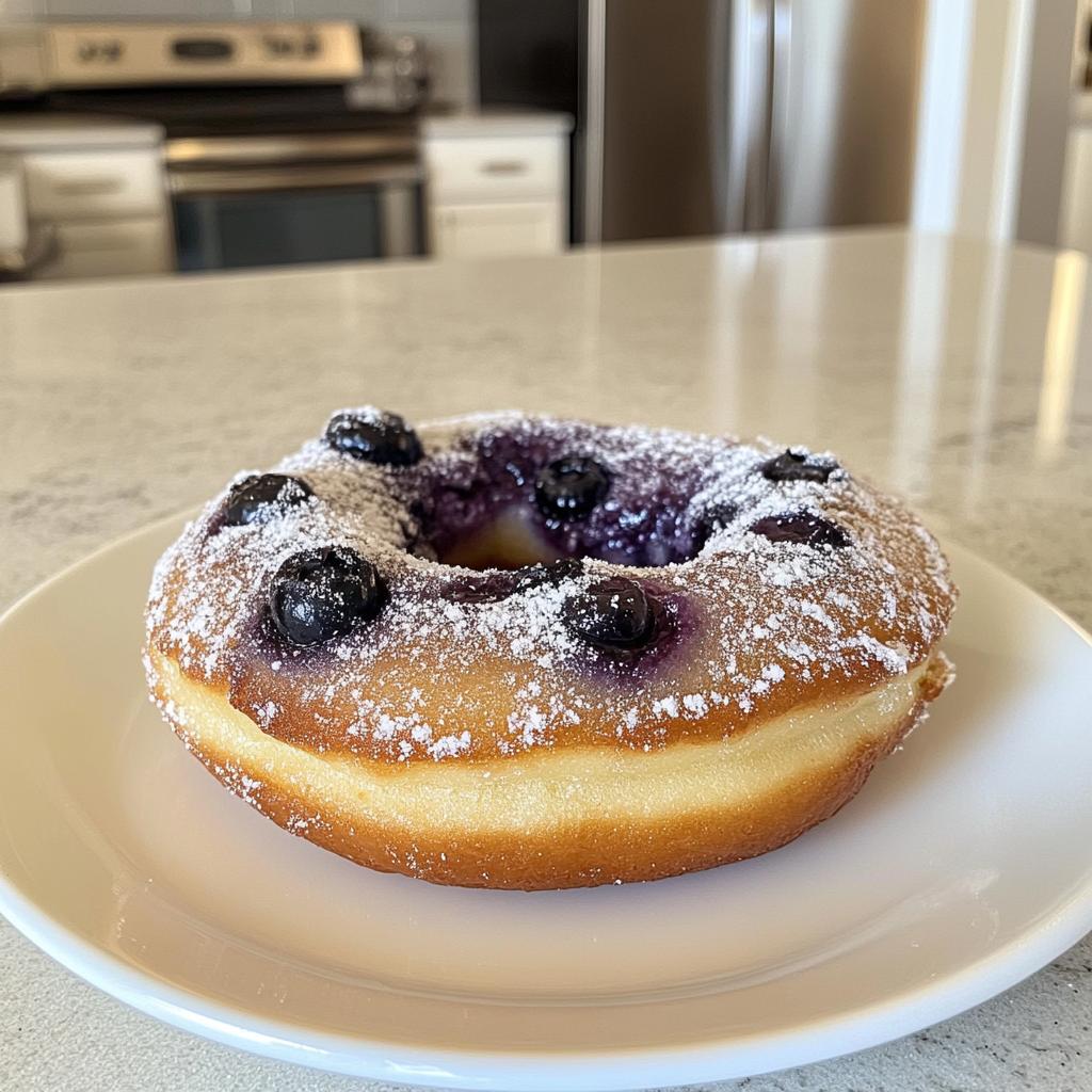 Baked Blueberry Donuts