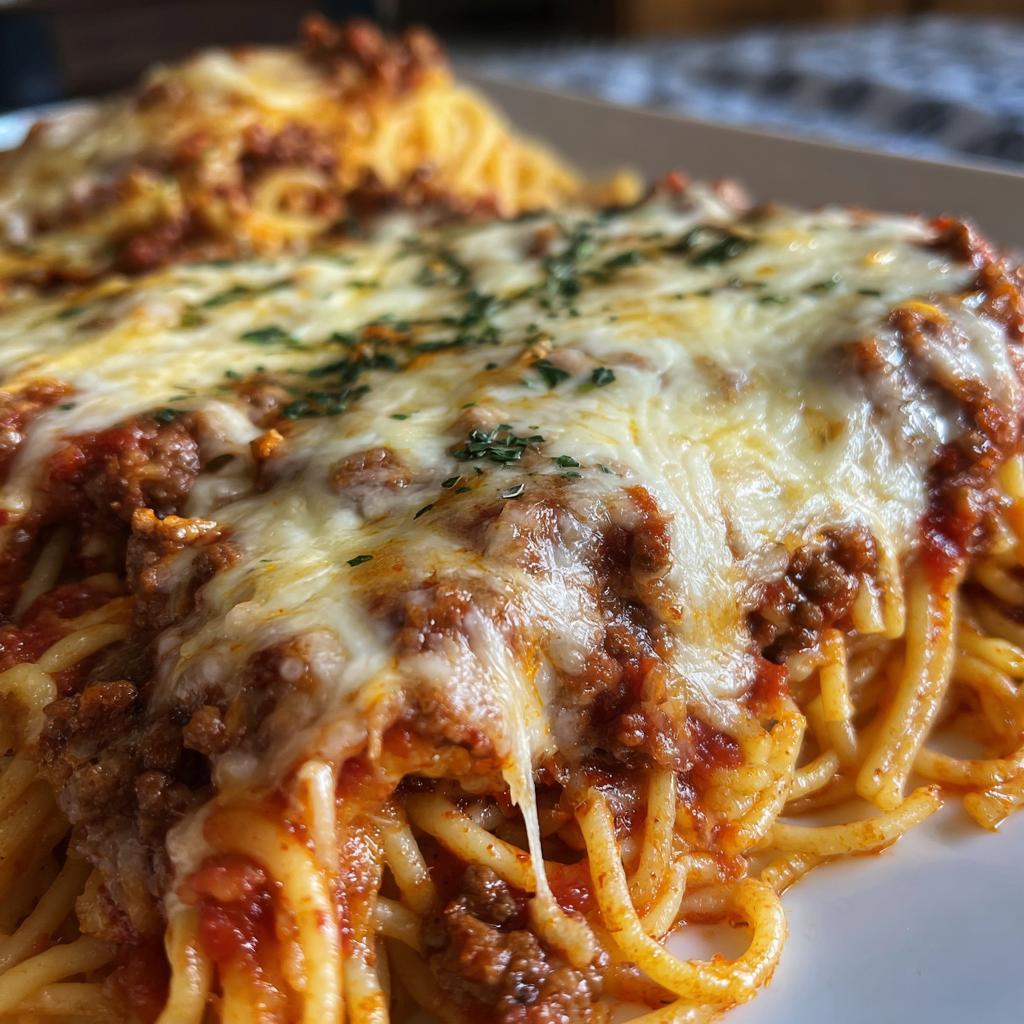 Baked Spaghetti - detail 1