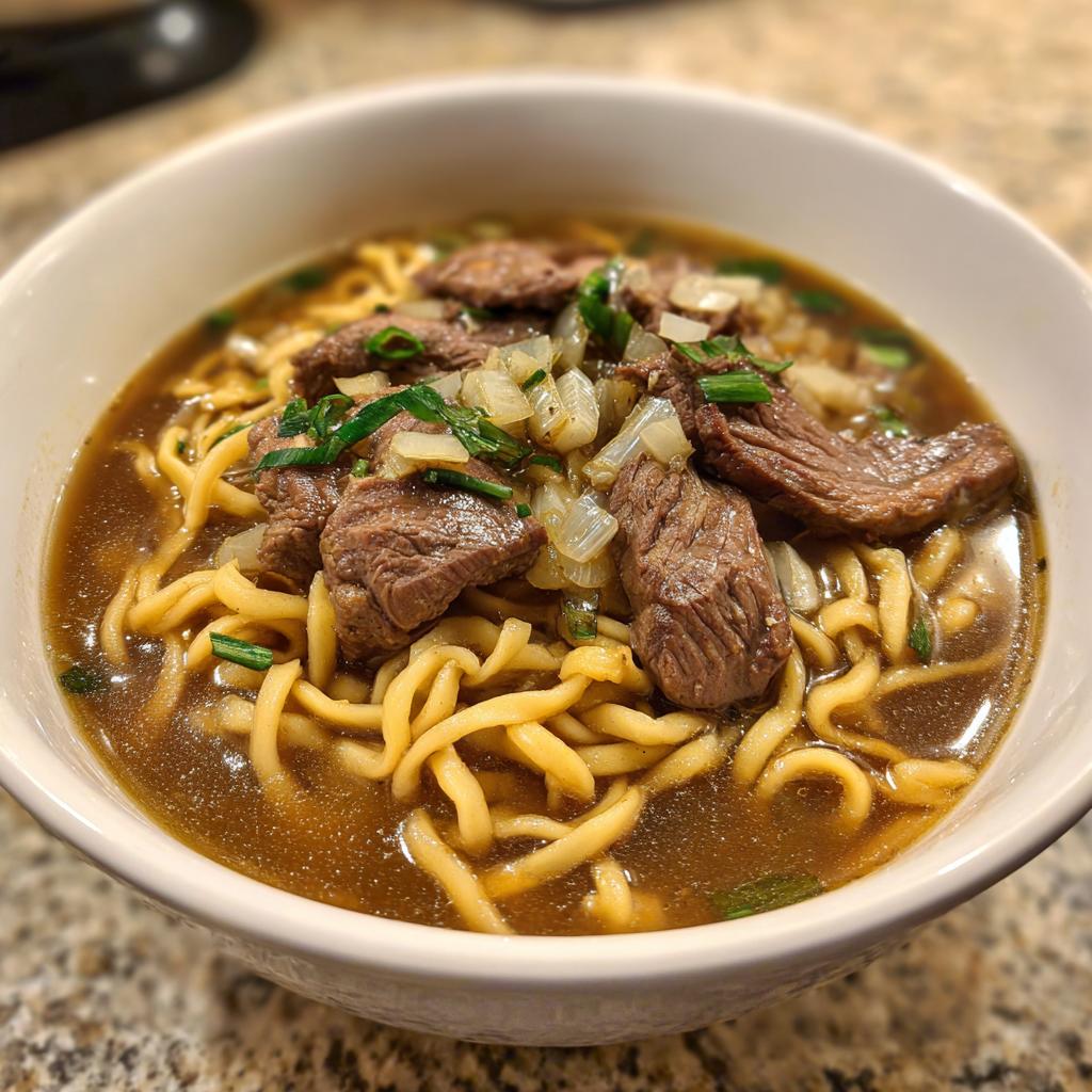 Beef and Noodles - detail 1