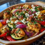 Best Mediterranean Chicken Zucchini Bake