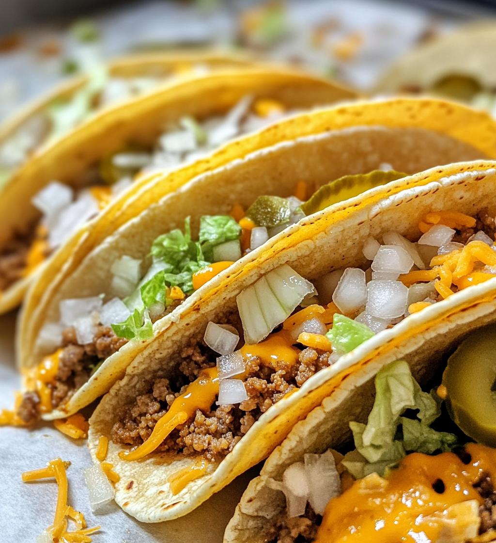 Big Mac Tacos (Smash Burger Tacos)