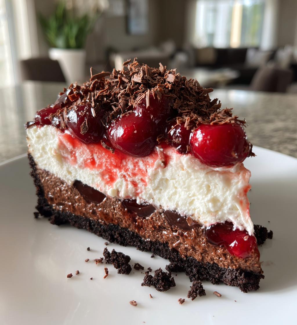 Black Forest Cheesecake - Easy No Bake